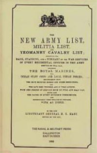 Cover image for Hart's Annual Army List for 1895