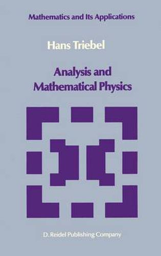 Cover image for Analysis and Mathematical Physics