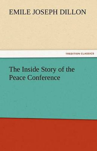 Cover image for The Inside Story of the Peace Conference