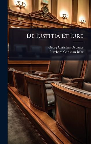 Cover image for De Iustitia Et Iure