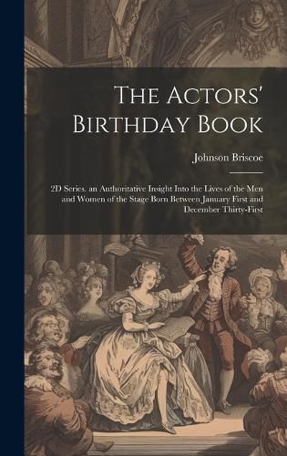 Cover image for The Actors' Birthday Book