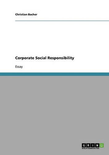 Cover image for Corporate Social Responsibility