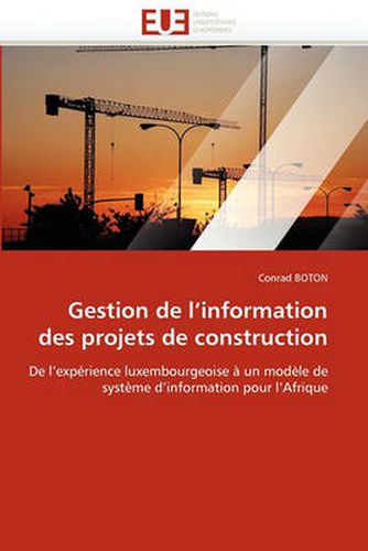 Cover image for Gestion de L'Information Des Projets de Construction