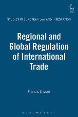 Cover image for Regional and Global Regulation of International Trade