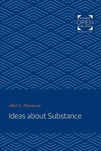 Cover image for Ideas about Substance