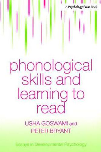 Cover image for Phonological Skills and Learning to Read
