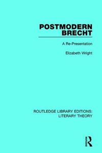 Cover image for Postmodern Brecht: A Re-Presentation