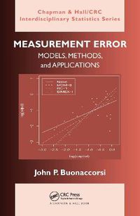 Cover image for Measurement Error: Models, Methods, and Applications