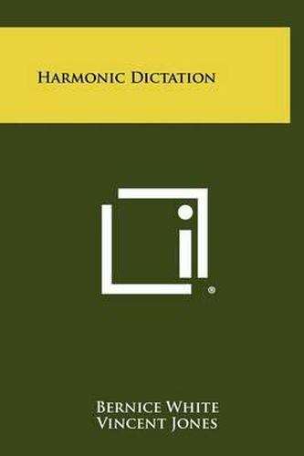 Cover image for Harmonic Dictation