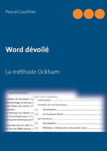 Cover image for Word devoile: La methode Ockham