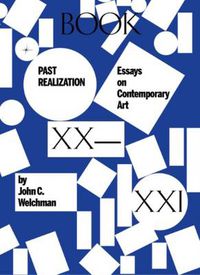 Cover image for Past Realization - Essays on Contemporary European Art, XX-XXI