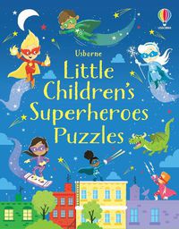 Cover image for Little Children's Superheroes Puzzles