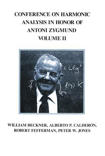 Cover image for Conference Harmonic Analysis, Volume II