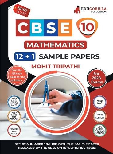 Cover image for CBSE Class X - Mathematics Sample Paper Book 12 +1 Sample Paper According to the latest syllabus prescribed by CBSE