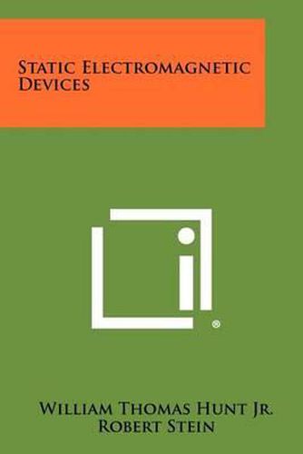 Cover image for Static Electromagnetic Devices