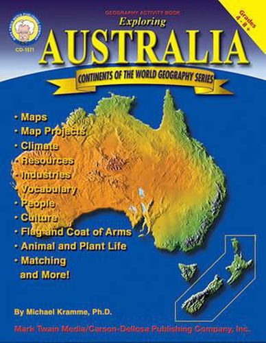 Cover image for Exploring Australia, Grades 4 - 8