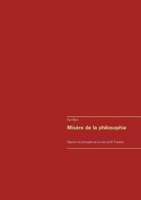 Cover image for Misere de la philosophie: Reponse a la philosophie de la misere de M. Proudhon