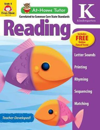 At-Home Tutor: Reading, Kindergarten Workbook