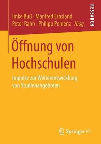 Cover image for OEffnung Von Hochschulen: Impulse Zur Weiterentwicklung Von Studienangeboten