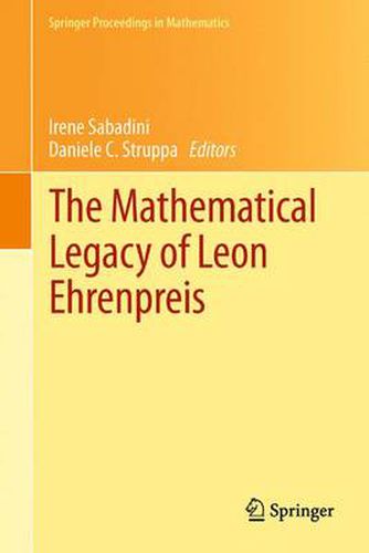 Cover image for The Mathematical Legacy of Leon Ehrenpreis