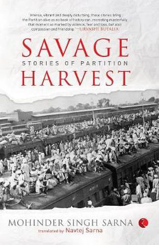 Cover image for Savage Harvest: Stories of Partition