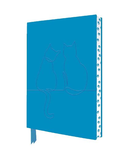 Cover image for Two Happy Cats Artisan Art Notebook (Flame Tree Journals)