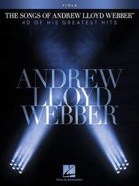 Cover image for The Songs of Andrew Lloyd Webber: Viola