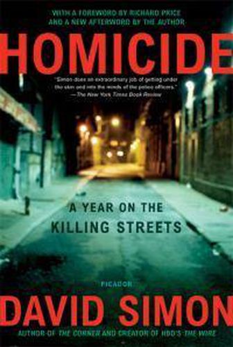 Cover image for Homicide: A Year on the Killing Streets