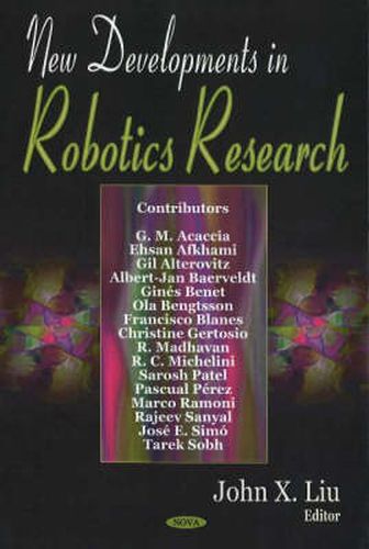 Cover image for New Developments in Robotics Research