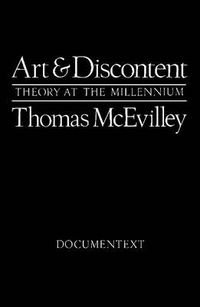 Cover image for Art and Discontent: Theory at the Millennium