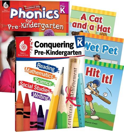 Learn-At-Home: Phonics Pre-K Learning Bundle: 5-Book Set