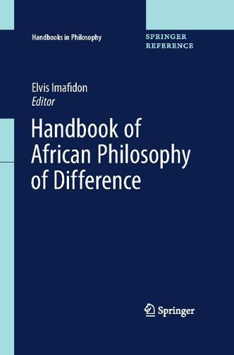 Cover image for Handbook of African Philosophy of Difference