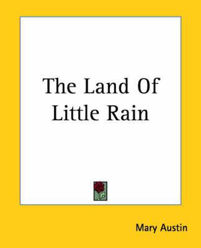 Cover image for The Land Of Little Rain