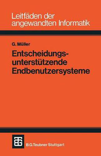 Cover image for Entscheidungsunterstutzende Endbenutzersysteme