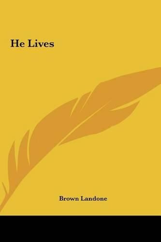 Cover image for He Lives