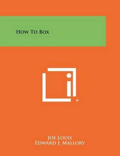 Cover image for How to Box