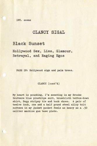 Cover image for Black Sunset: Hollywood Sex, Lies, Glamour, Betrayal and Raging Egos