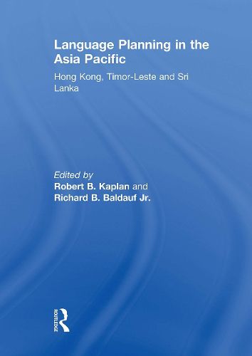 Language Planning in the Asia Pacific