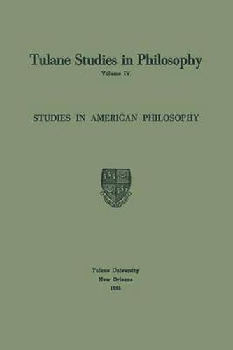 Studies in American Philosophy