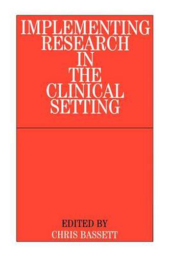 Cover image for Nursing: Implementing Research in the Clinical Setting