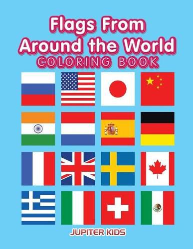 Cover image for Flags From Around the World Coloring Book