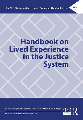 Cover image for Handbook on Lived Experience in the Justice System