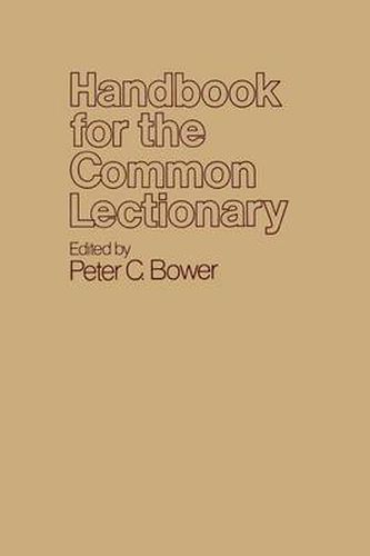 Cover image for Handbook for the Common Lectionary