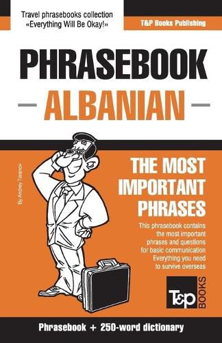 Cover image for English-Albanian phrasebook and 250-word mini dictionary