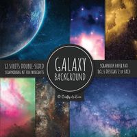 Cover image for Galaxy Background Scrapbook Paper Pad 8x8 Scrapbooking Kit for Papercrafts, Cardmaking, DIY Crafts, Space Pattern Design, Multicolor