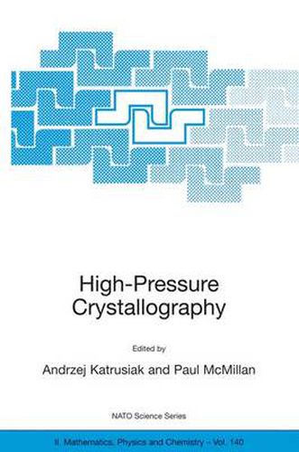 Cover image for High-Pressure Crystallography