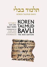 Cover image for Koren Talmud Bavli: Ketubbot Part 1, English, Daf Yomi