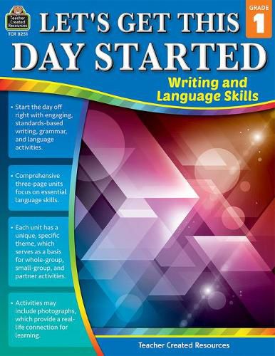 Cover image for Let's Get This Day Started: Writing and Language Skills (Gr. 1)