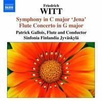 Cover image for Witt Symphony In C Flute Concerto