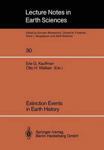 Extinction Events in Earth History: Proceedings of the Project 216: Global Biological Events in Earth History